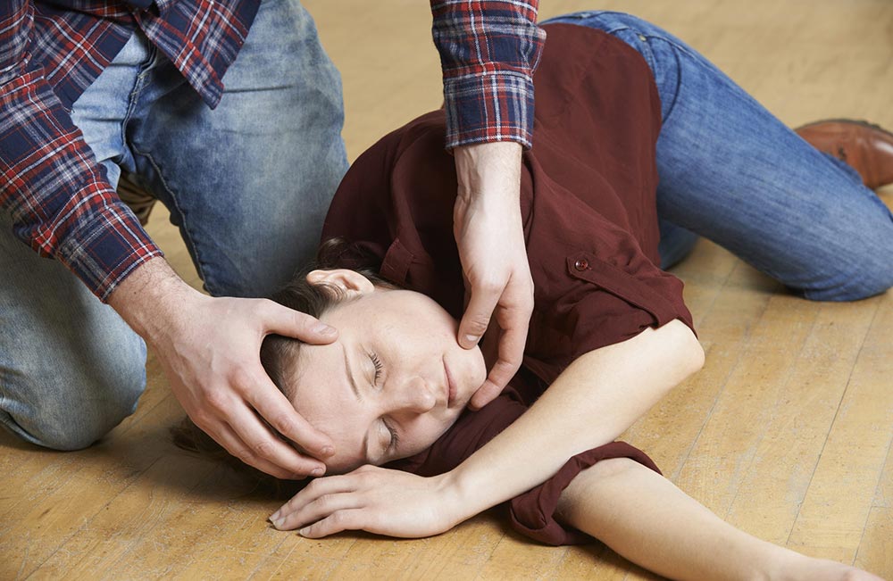 Placing a person in recovery position